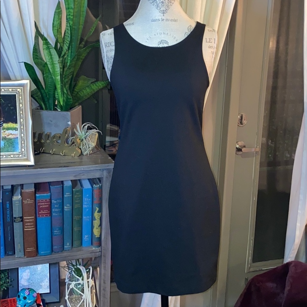 Black sleeveless dress basic liner shapewear Med​